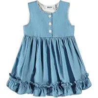 Molo Klänning - Denim - Calvina - Sky Indigo - - 3 år (98) - Klänning