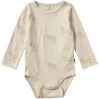 Sofie Schnoor Body l/ä - Varm Sand - - 68 - Body L/Ä
