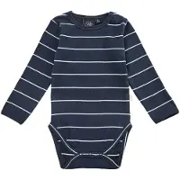 Sofie Schnoor Body l/ä - Rib - Dark Blue - - 1½ år (86) - Body L/Ä