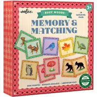 Eeboo Spel - Memoryspel - Livfulla skogar - - One Size - Memoryspel
