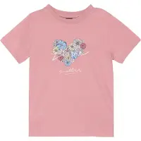 Color Kids T-shirt - Bröllopsbrud Rose m. Tryck - - 9 år (134) - T-shirt