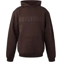 Hound Hoodie - Mörkbrun m. Text - - 10 år (140) - Hoodie