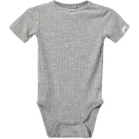 Sofie Schnoor Body k/ä - Rib - Grey Mel - - 2 år (92) - Body K/Ä