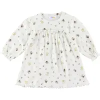 Joha Klänning - Off White m. Tryck - - 80 - Klänning