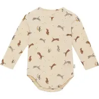 Konges Sløjd Body l/ä - Basic - Roar - - 1 år (80) - Body L/Ä