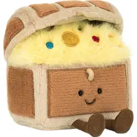 Jellycat Gosedjur - 19x17 cm - Amuseables Treasure Bröst - - One Size - Gosedjur