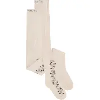 Minymo Strumpbyxor - 2-pack - Birch m. Blommor - - 92/98 - Strumpbyxor