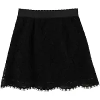Dolce&Gabbana Kjol - Animal - Svart m. Spetsar - - 10 år (140) - Kjol