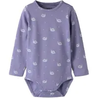 Name it Body l/ä - NbfVandora - Lavender Violet/Snigel - - 74 - Body L/Ä
