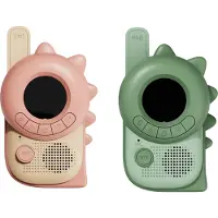 The Zoofamily Walkie Talkies - Dino Rosa/Dino Grön - - One Size - Gosedjur