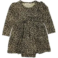 MarMar Klänningsbody - Ramona - Brun Leopard - - 1 år (80) - Body L/Ä