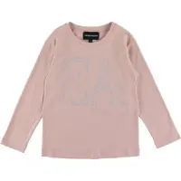 Emporio Armani Tröja - Rose Smoke m. Strass - - 6 år (116) - Tröja