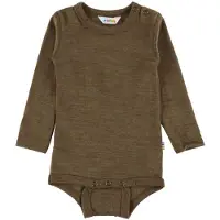 Joha Body l/ä - Ull/Silke - Brun Mererad - - 50 - Body L/Ä