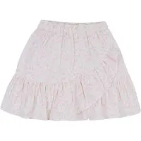 Name it Kjol - NkfHusis - Bright White/Field Blommor - - 10 år (140) - Kjol