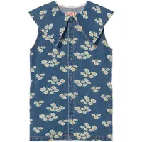 Tiny Cottons Klänning - Blossom - Medium+ Tvätta Denim - - 8 år (128) - Klänning