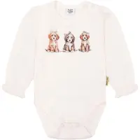 Hust and Claire Body l/ä - Britt - Ivory - - 1 år (80) - Body L/Ä