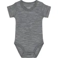 Hust and Claire Body k/ä - Ull - Bola - Grå Melange - - 2 år (92) - Body K/Ä