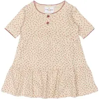 The New Pointelle Klänningsbody k/ä - TnsbOdette - AOP - White S - - 62 - Body K/Ä