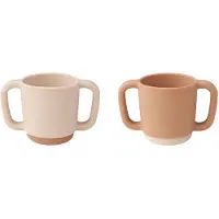 Liewood Koppar - 2-pack - Alicia - Silikon - Rose Mix - - One Size - Mugg