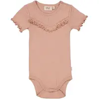 Wheat Body k/ä - Rib - Rose Down m. Volang - - 62 - Body K/Ä