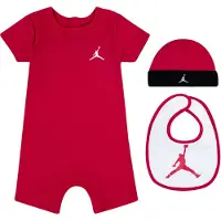 Jordan Gåvoset - 3-pack - Sommardräkt/Mössa/Haklapp - Gym Red - - 6-12 mån - Sommardräkt