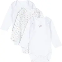 Fanga Fontana Bodies l/ä - Fio - 3-pack - Tuli Coeur - - 0-1 mån - Body L/Ä