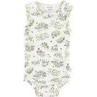 Joha Body u/ä - Ull/Silke - Off White m. Träd - - 90 - Body U/Ä