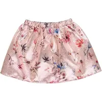 Christina Rohde Kjol - Rosa Glitter m. Blommor - - 4 år (104) - Kjol