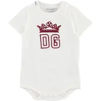 Dolce&Gabbana Body k/ä - Hawaii - Vit m. Röd - - 6-9 mån - Body K/Ä