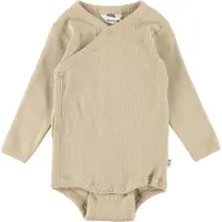 Joha Omlottbody l/ä - Rib - Beige - - 50 - Body L/Ä