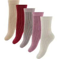Minymo - 5-pack - Orchid Haze - - 27/30 - Strumpor