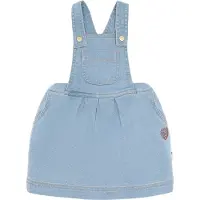 Hust and Claire Klänning - HCCaroline Dotty - Blue Denim - - 3 år (98) - Klänning