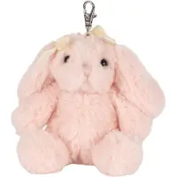 Konges Sløjd Väskhänge - 10 cm - Rose Bunny - - One Size - Nyckelring