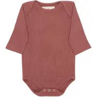 Monsieur Mini Body l/ä - Våffla - Solbränna - - 3-6 mån - Body L/Ä