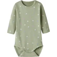 Name it Body l/ä - NbfVandora - Träsk/Blommor - - 56 - Body L/Ä
