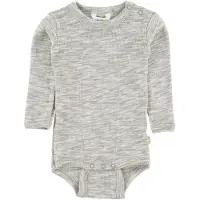 Joha Body l/ä - Gråmelerad - - 100 - Body L/Ä
