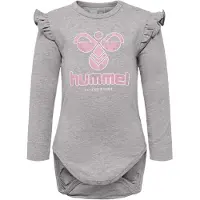 Hummel Body l/ä - hmlDana - Grå - - 2 år (92) - Body L/Ä