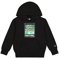 Champion Hoodie - Svart - - 5-6 år (110-116) - Hoodie