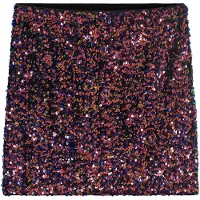 DESIGNERS REMIX Kjol - Paulette - Multicolour Paljetter - - 16 år (176) - Kjol