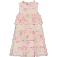 Minymo Klänning - AOP - Bright White - - 5 år (110) - Klänning