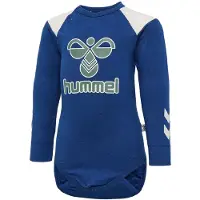 Hummel Body l/ä - hmlDevon - Marinblå Peony - - 2 år (92) - Body L/Ä
