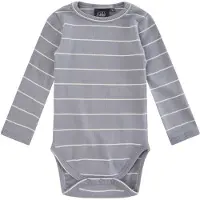Sofie Schnoor Body l/ä - Randig - Stone Blue - - 1½ år (86) - Body L/Ä