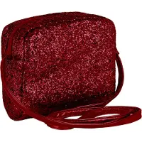 Mimi & Lula Axelväska - Röd Glitter - - One Size - Axelväska