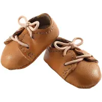 Djeco Dockskor - 30-32 cm - Brun - - One Size - Dockkläder