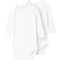 Name it Body l/ä - NbfBody - 2-pack - Bright White - - 50 - Body L/Ä