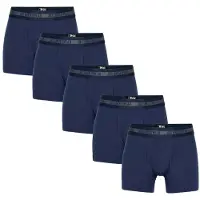 JBS Boxershorts - 5-pack - Bambu - Marinblå - - 7-9 år (122-134) - Boxershorts