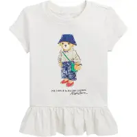 Ralph Lauren T-shirt - Sa - Gråvit m. Gosedjur - - 68 - T-shirt