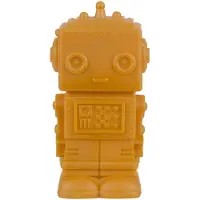 A Little Lovely Company Lampa - 14 cm - Robot - Aztekisk Gold - - One Size - Nattlampa