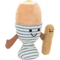 Jellycat Gosedjur - 16x12 cm - Amuseables Eggetha Ägg &amp; Lans Sol - - One Size - Gosedjur