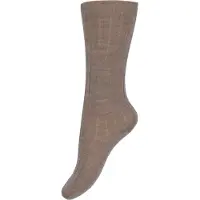 Condor Knästrumpor - Rib - Ull - Sand - - 12-24 mån - Strumpor